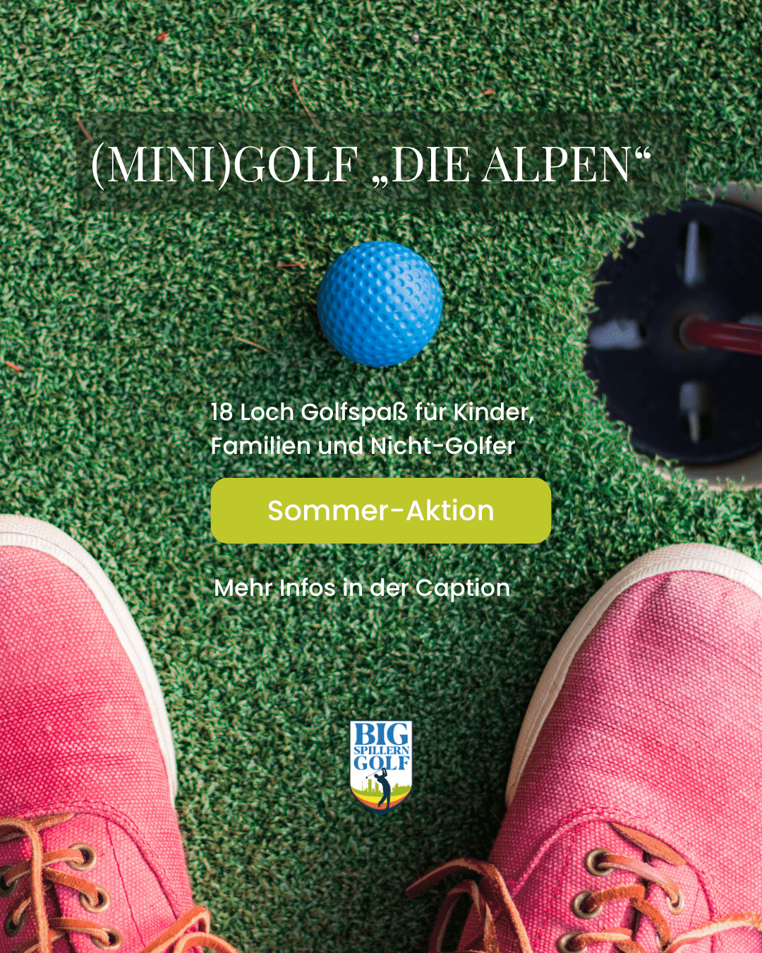 Angebot für Familen mit Kindern: Alpengolf